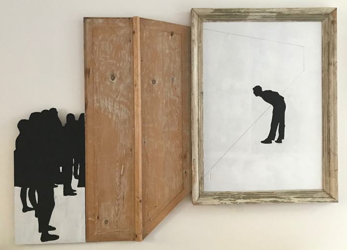 Rudi Struik, De muur, 2017, gemengde technieken, 1